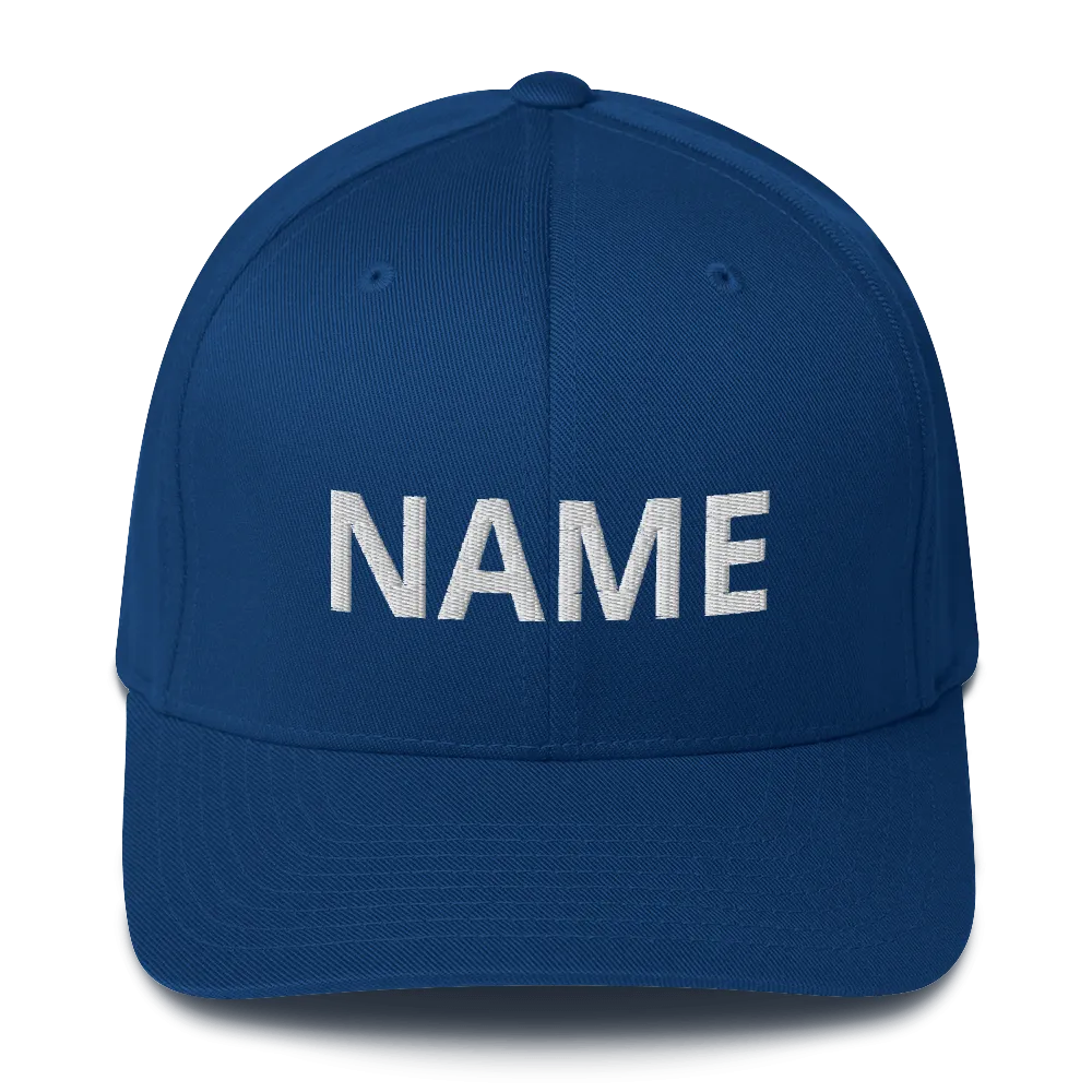 Custom Name Structured Twill Cap