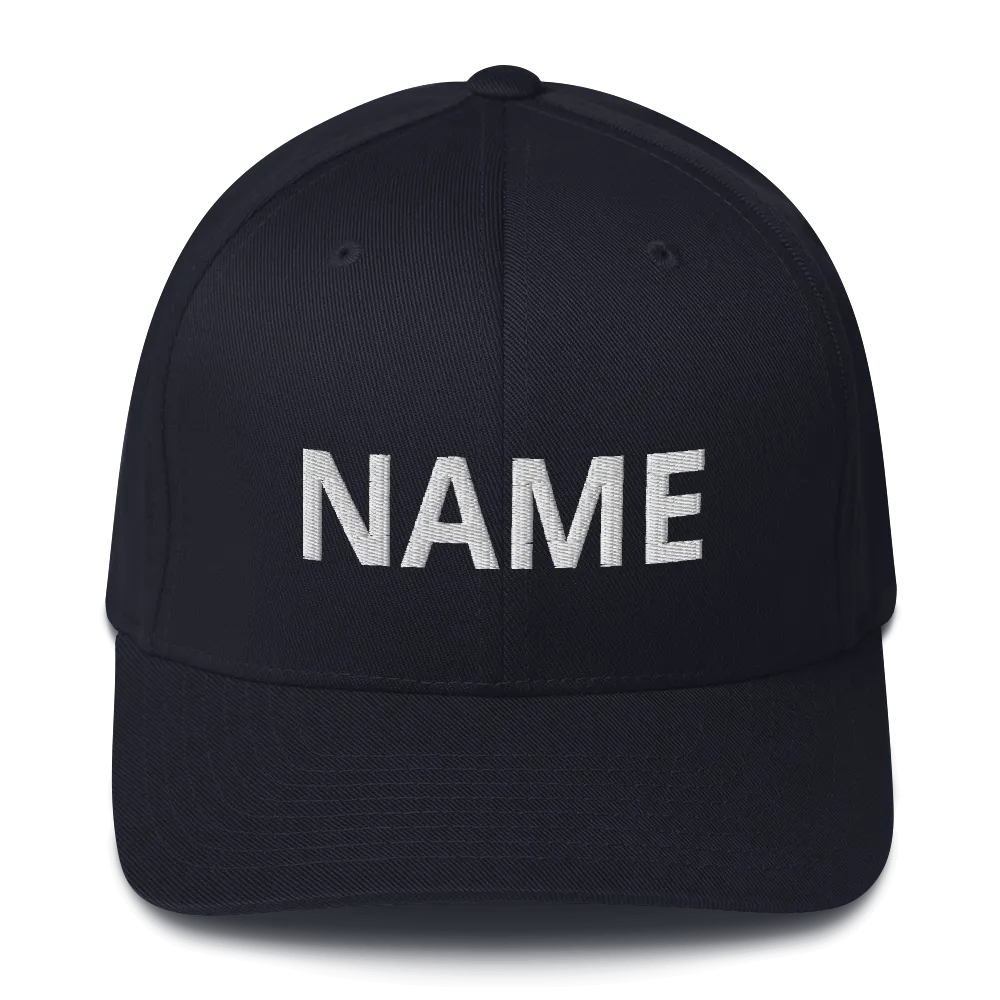 Custom Name Structured Twill Cap
