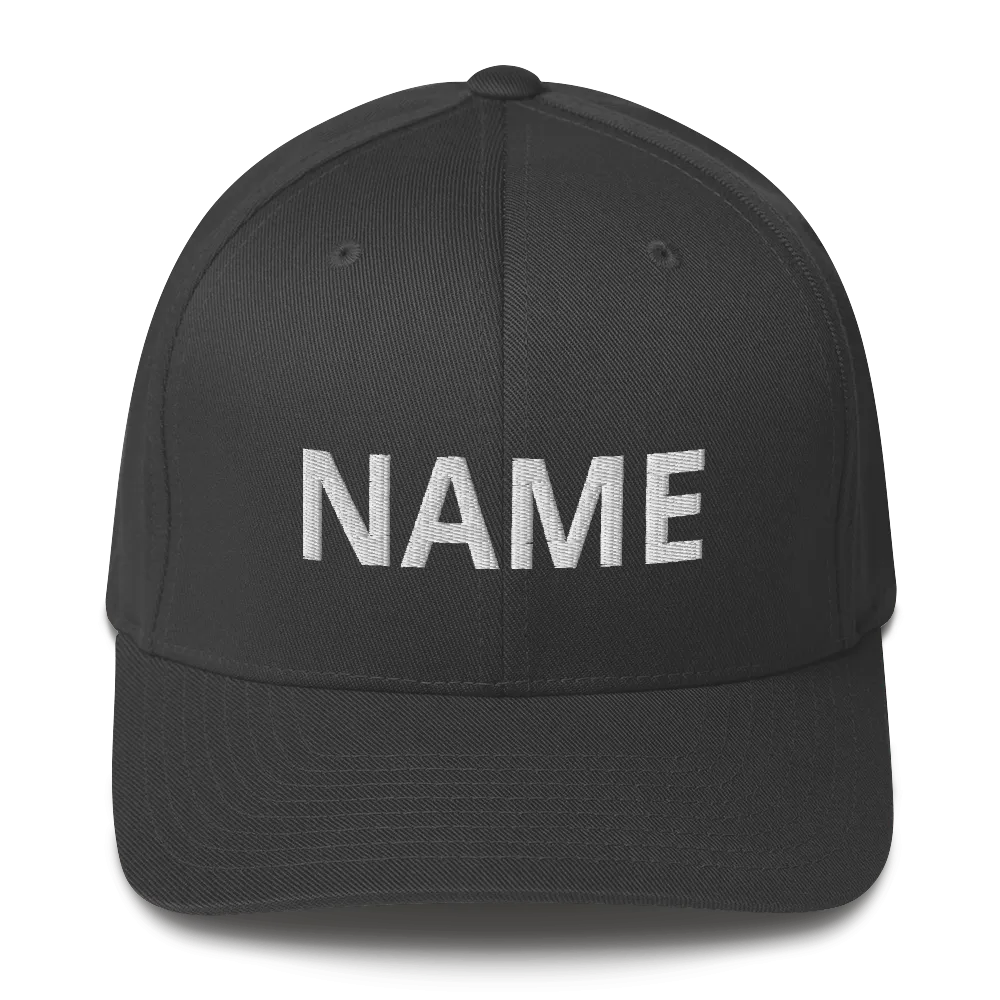 Custom Name Structured Twill Cap