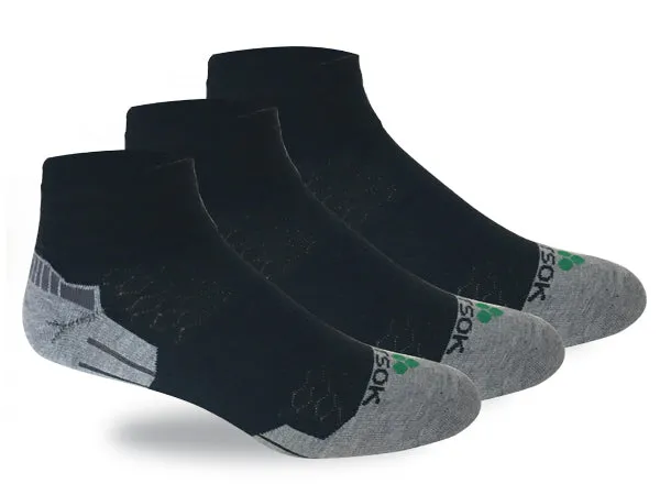 CX3 Quarter Black (3 pair pack)
