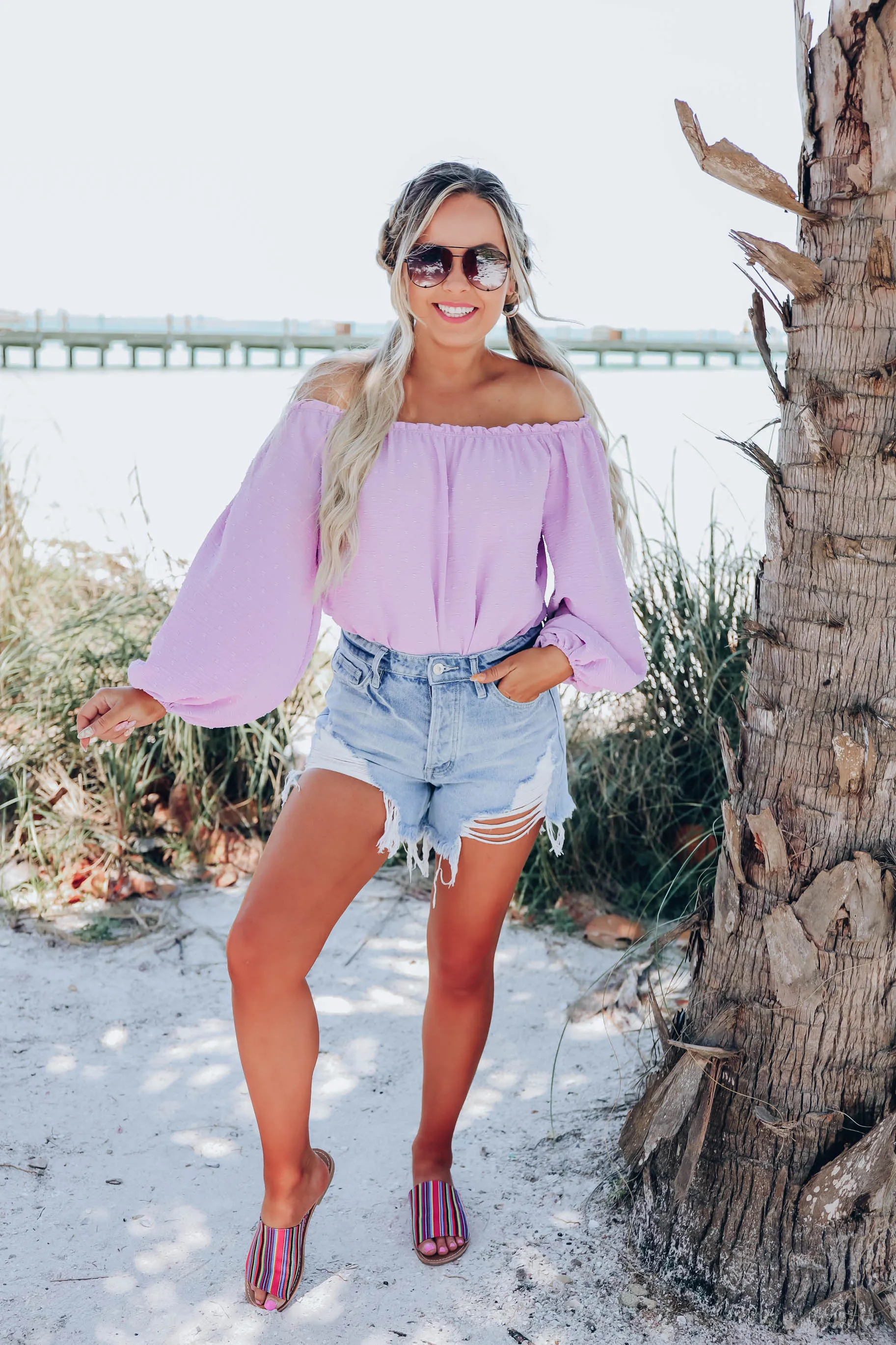 Dahlia Bodysuit - Lavender