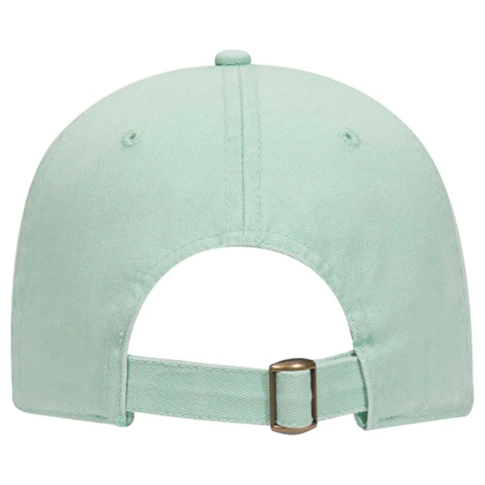 Daisy Embroidered Patch Pastel Tone Garment Washed Superior Cotton Twill Dad Hat - For Women and Men
