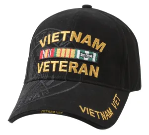 Deluxe Vietnam Veteran Military Low Profile Shadow Caps