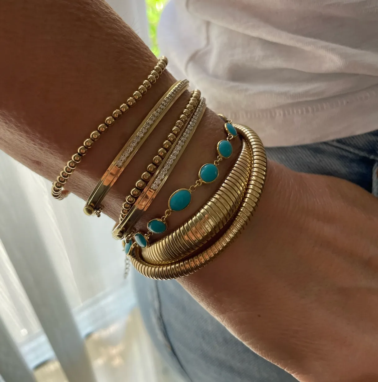 Diamond Bangle Bracelet
