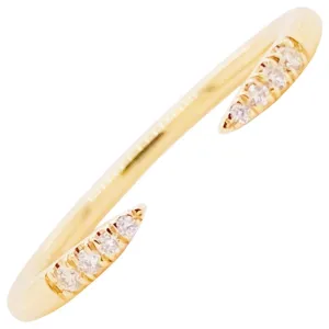 Diamond Spike Open Band