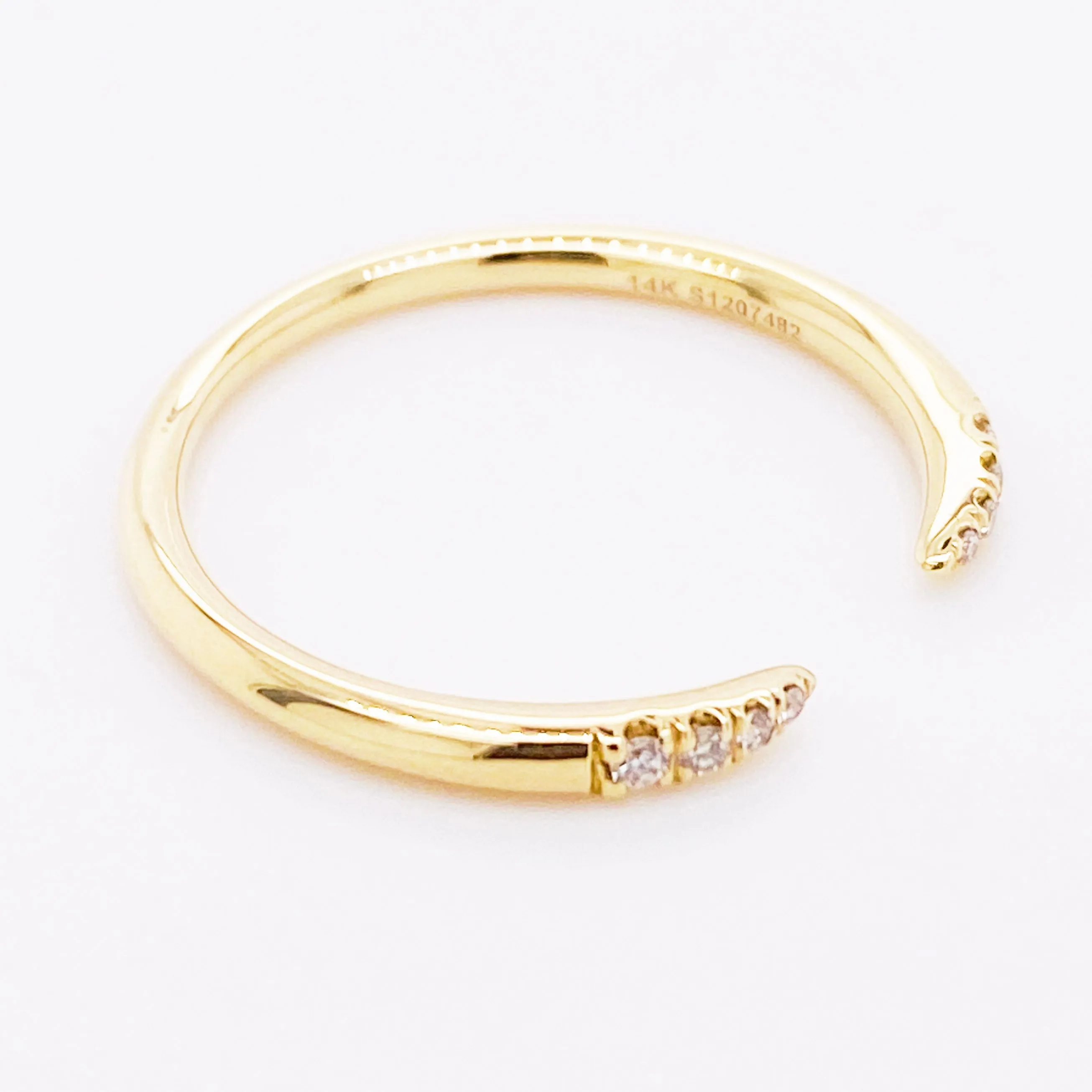 Diamond Spike Open Band
