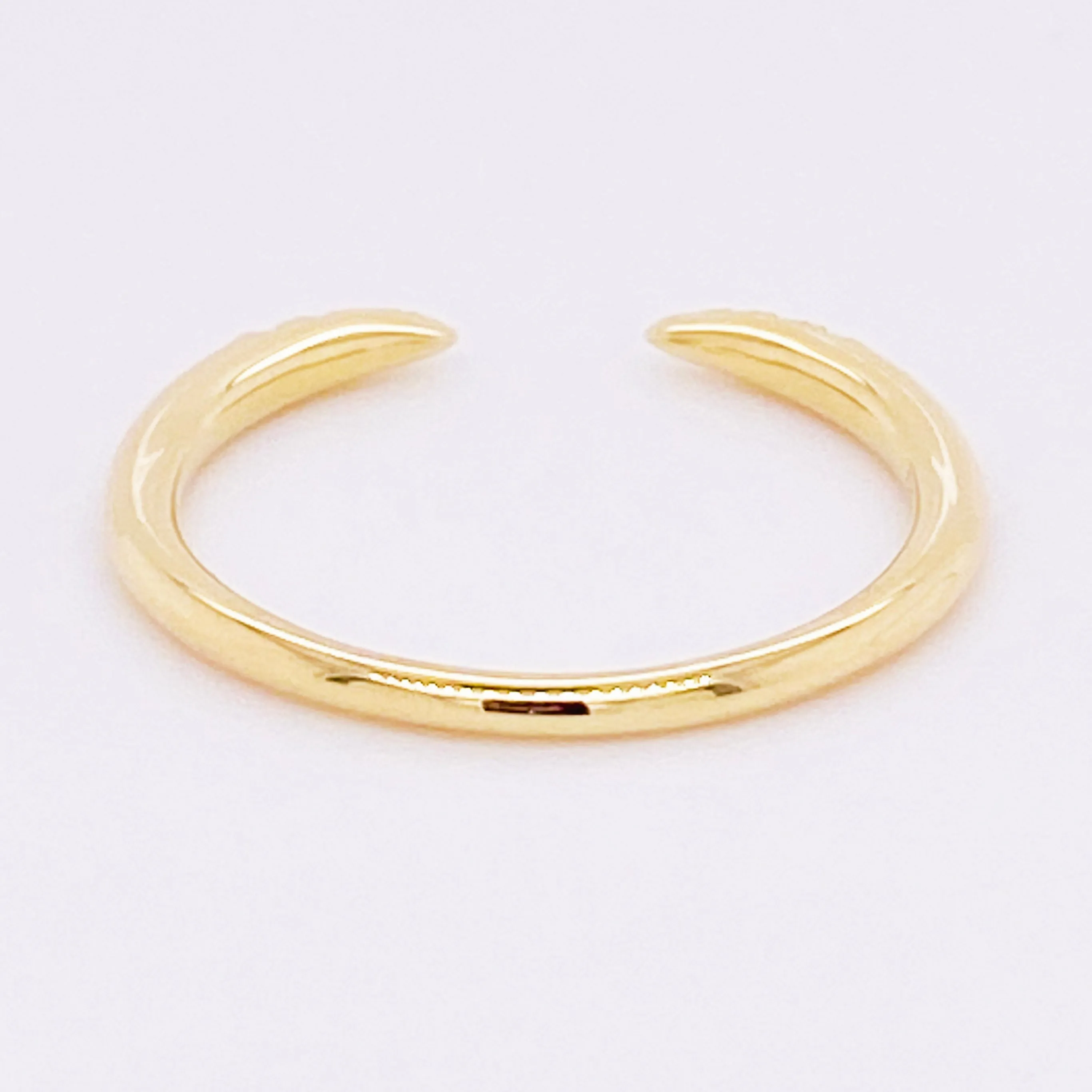 Diamond Spike Open Band