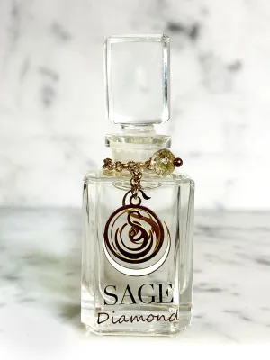 Diamond Vanity Bottle by Sage, Pure Perfume Oil Concentrate