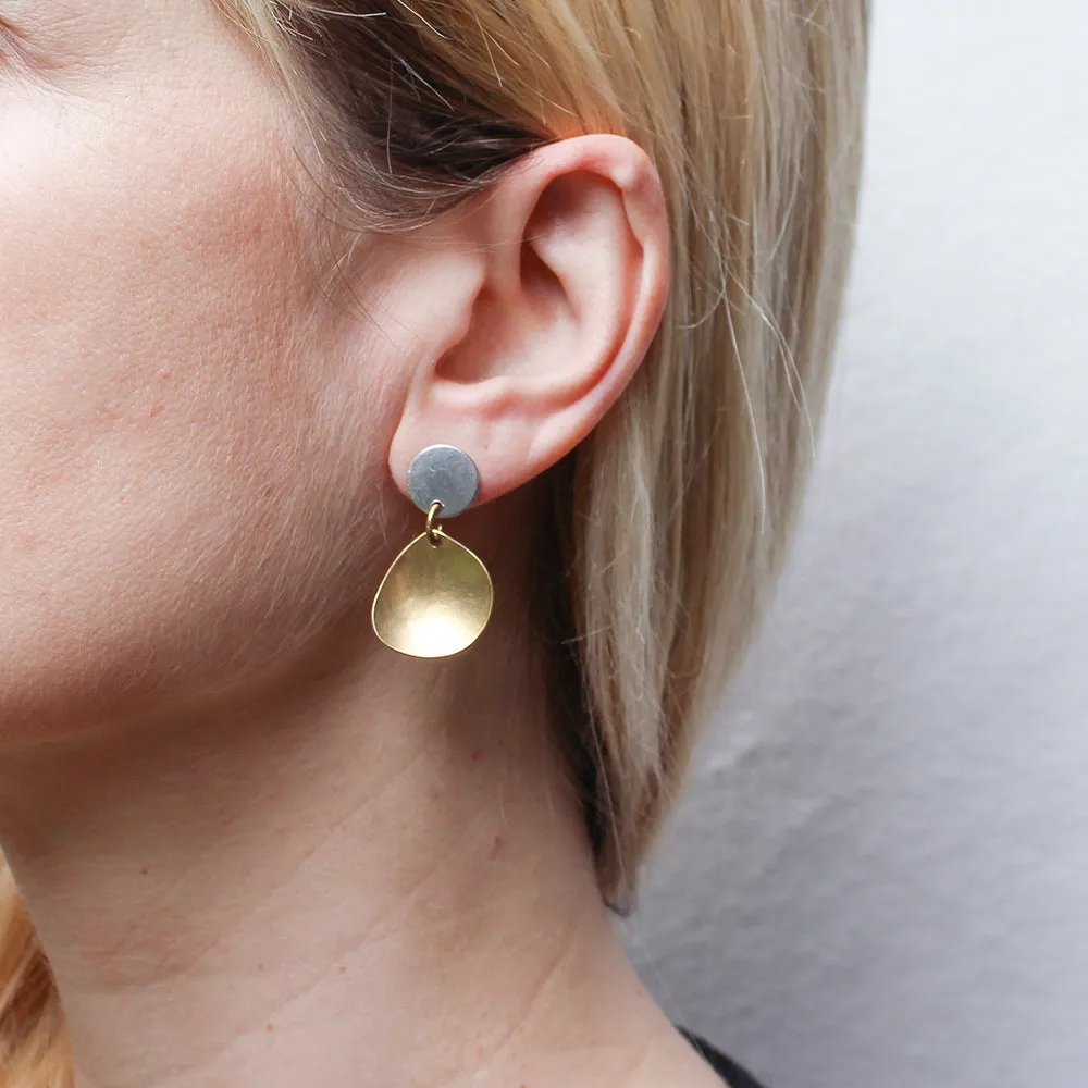 Disc and Organic Disc Post Earring