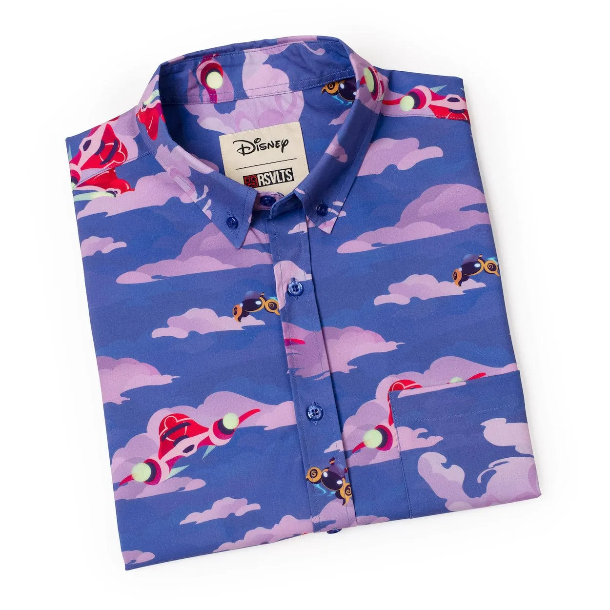 Disney Lilo & Stitch “Nobody Gets Left Behind” – KUNUFLEX Short Sleeve Shirt