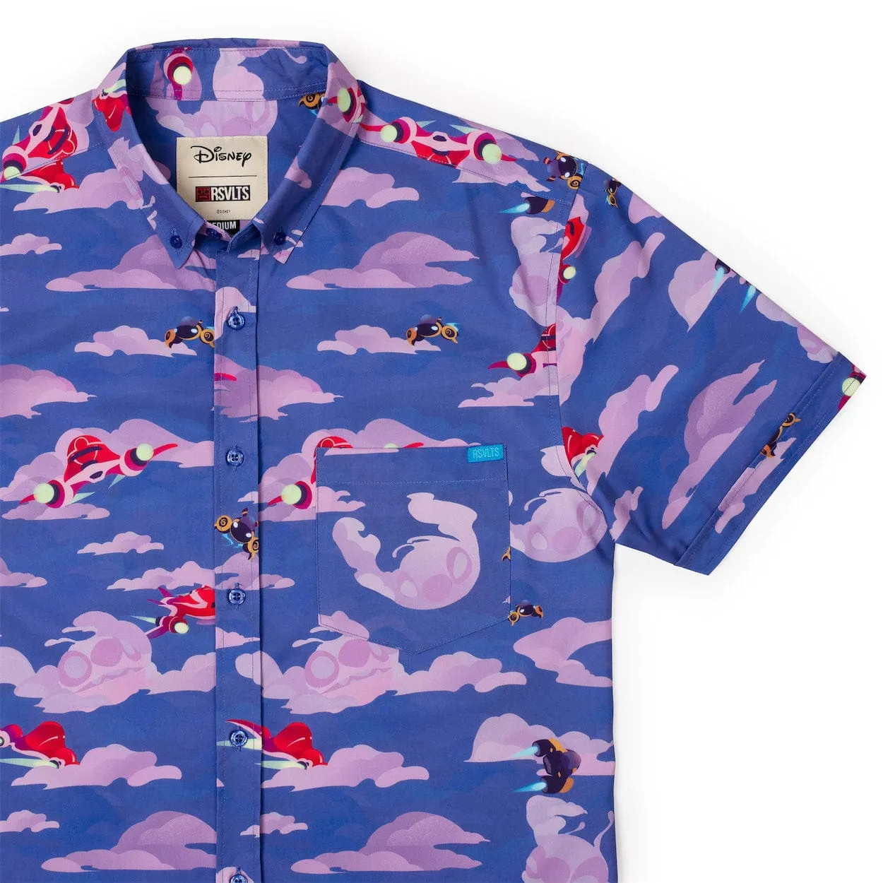 Disney Lilo & Stitch “Nobody Gets Left Behind” – KUNUFLEX Short Sleeve Shirt