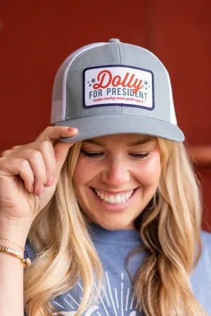 Dolly for President Patch - Trucker Hat Southern Fried Design Barn