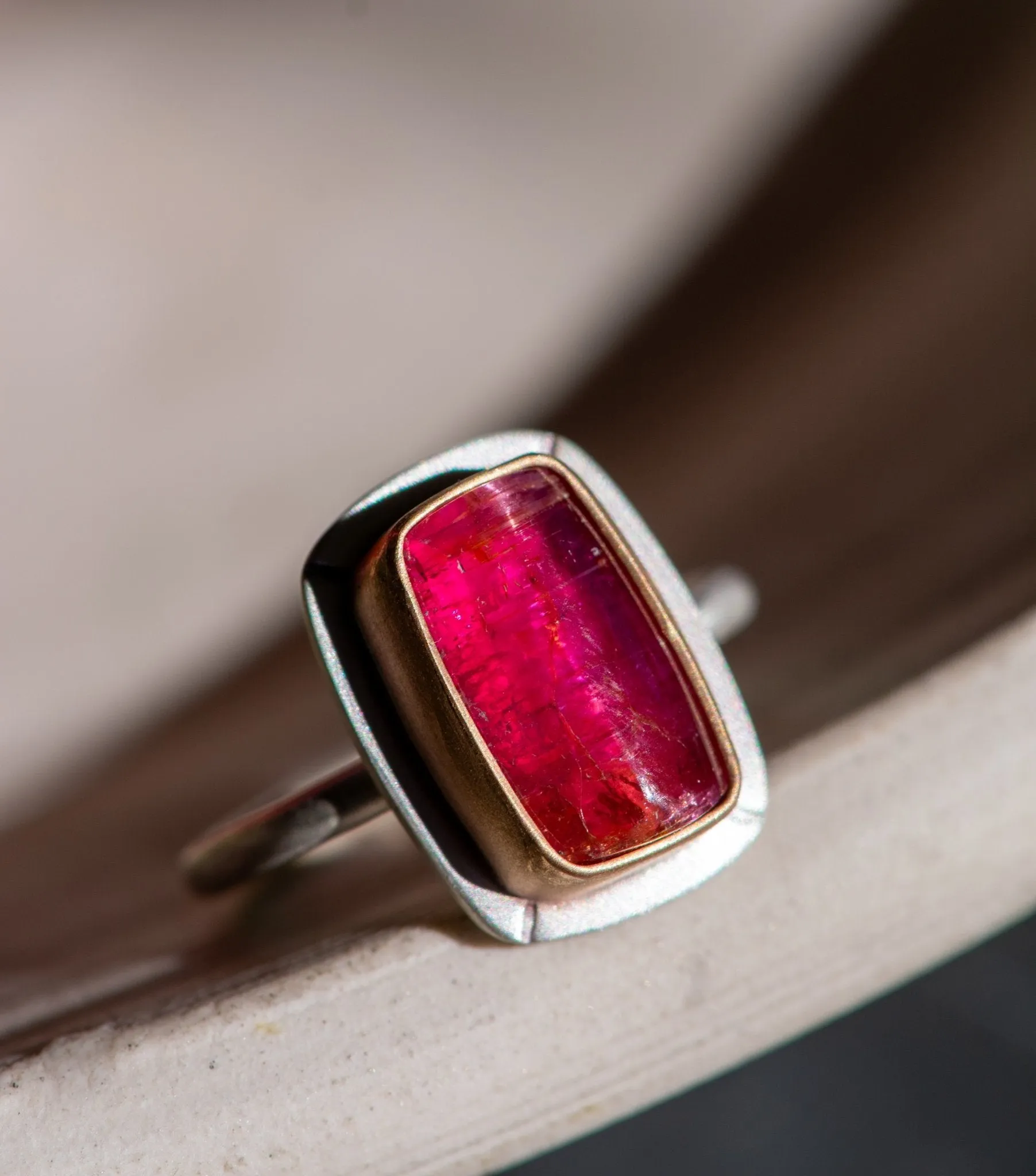 DOMINANCE RUBELLITE TOURMALINE RING