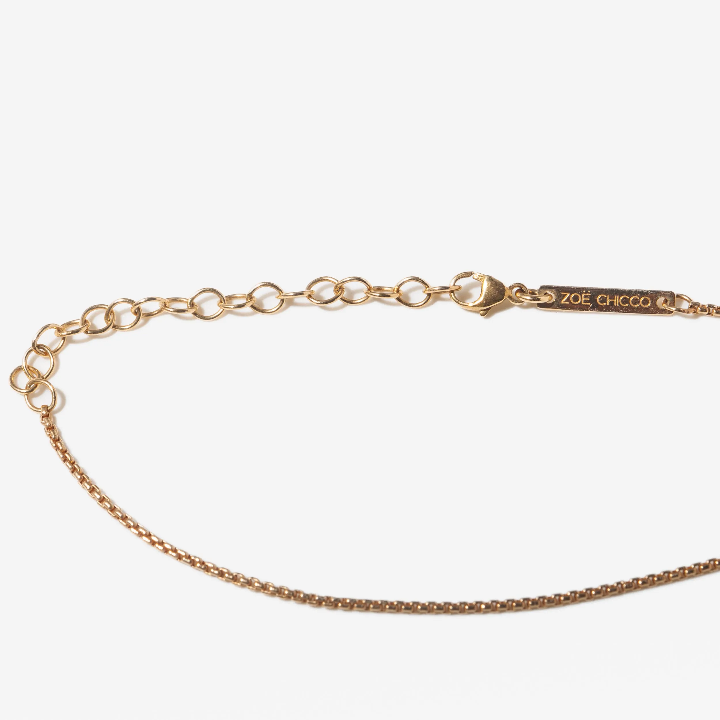 Double Linked Pavé Diamond Knot Necklace