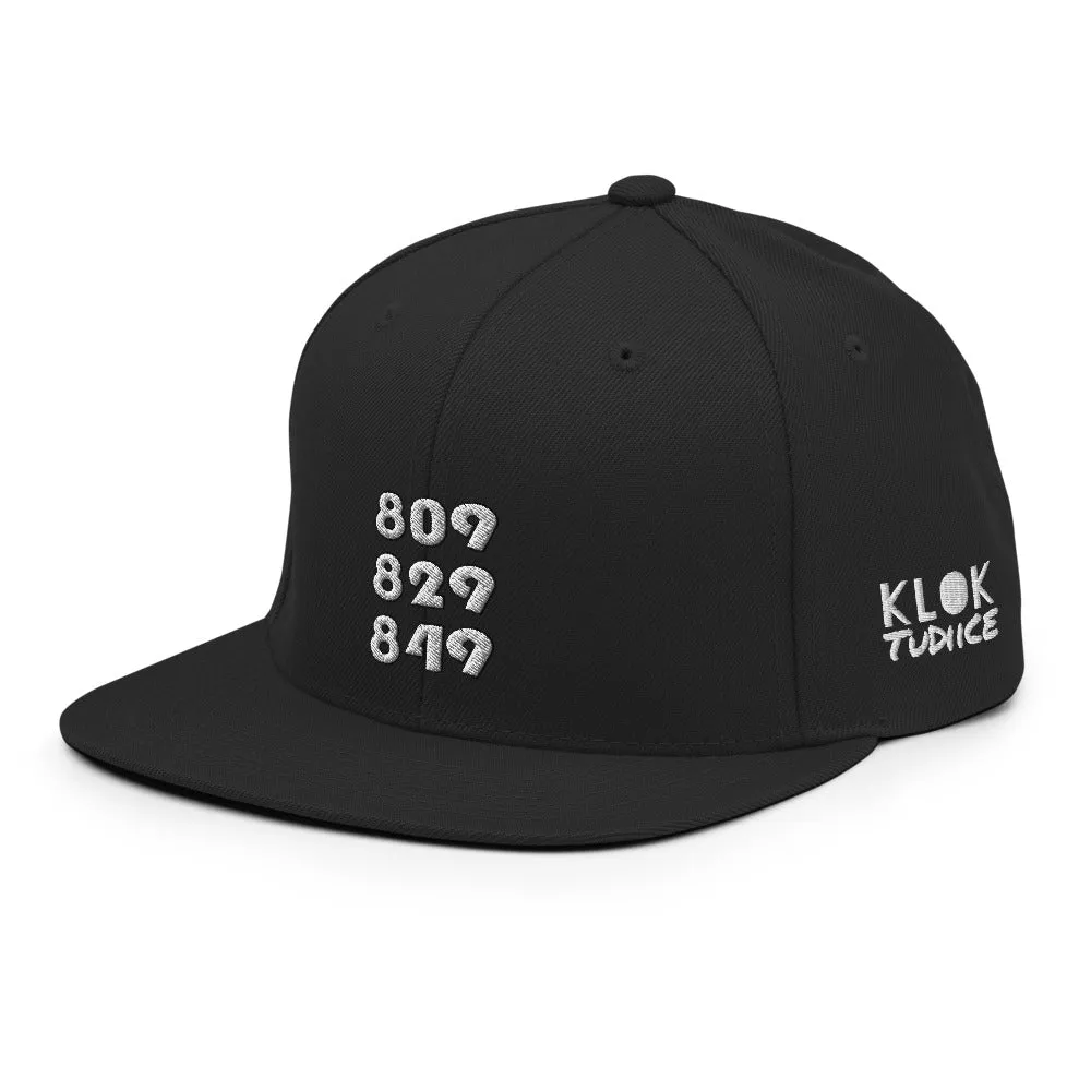 DR Area Code Snapback Hat