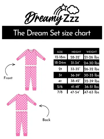 Dream Big Little Co Spooky Checkers L/S Dream Set
