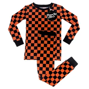Dream Big Little Co Spooky Checkers L/S Dream Set