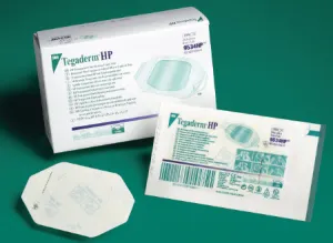 Dressing Transparent Film 3M™ Tegaderm™ HP Sacral 4x4.75” Frame Style W/o Label Sterile