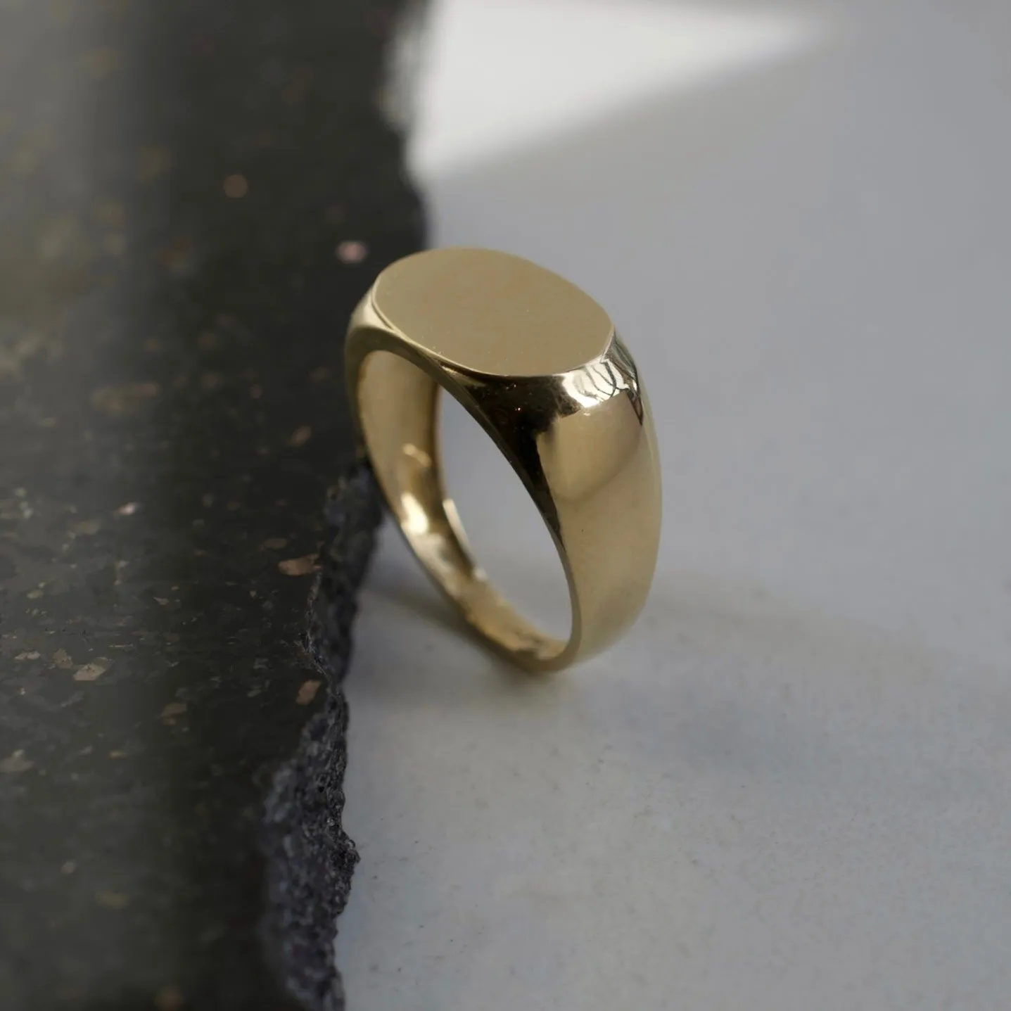 East West Oval Signet