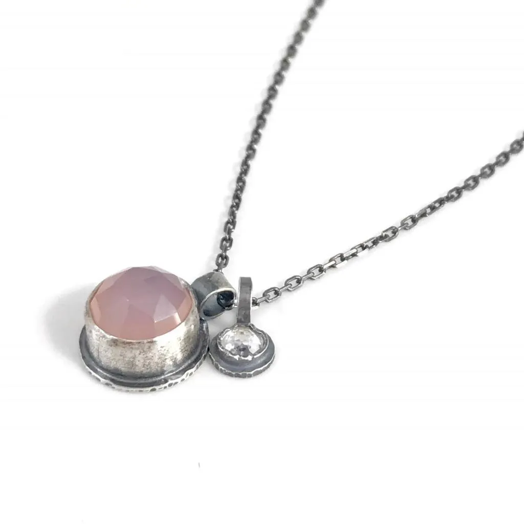 Eclectic Ethos Guide Necklace - Pink & White (wholesale)