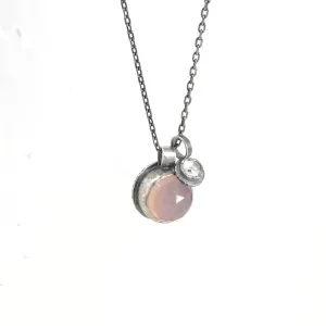 Eclectic Ethos Guide Necklace - Pink & White (wholesale)