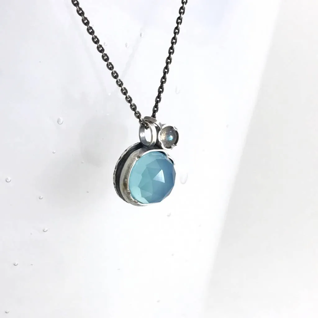 Eclectic Ethos Necklace - Blue & Blue