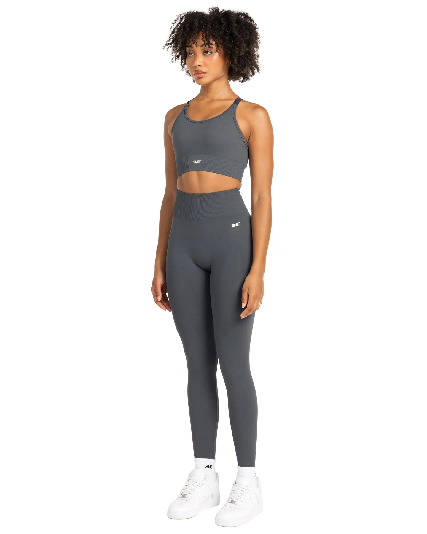 Elite Seamless V2 Leggings - Grey (Subtle Scrunch)