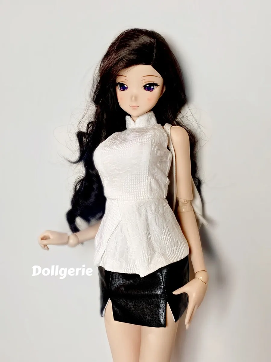 Embroidered Oriental Neck Sleeveless Top for SmartDoll / DD