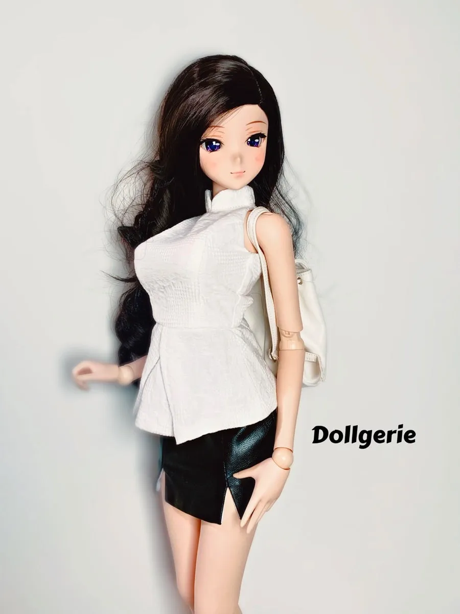 Embroidered Oriental Neck Sleeveless Top for SmartDoll / DD