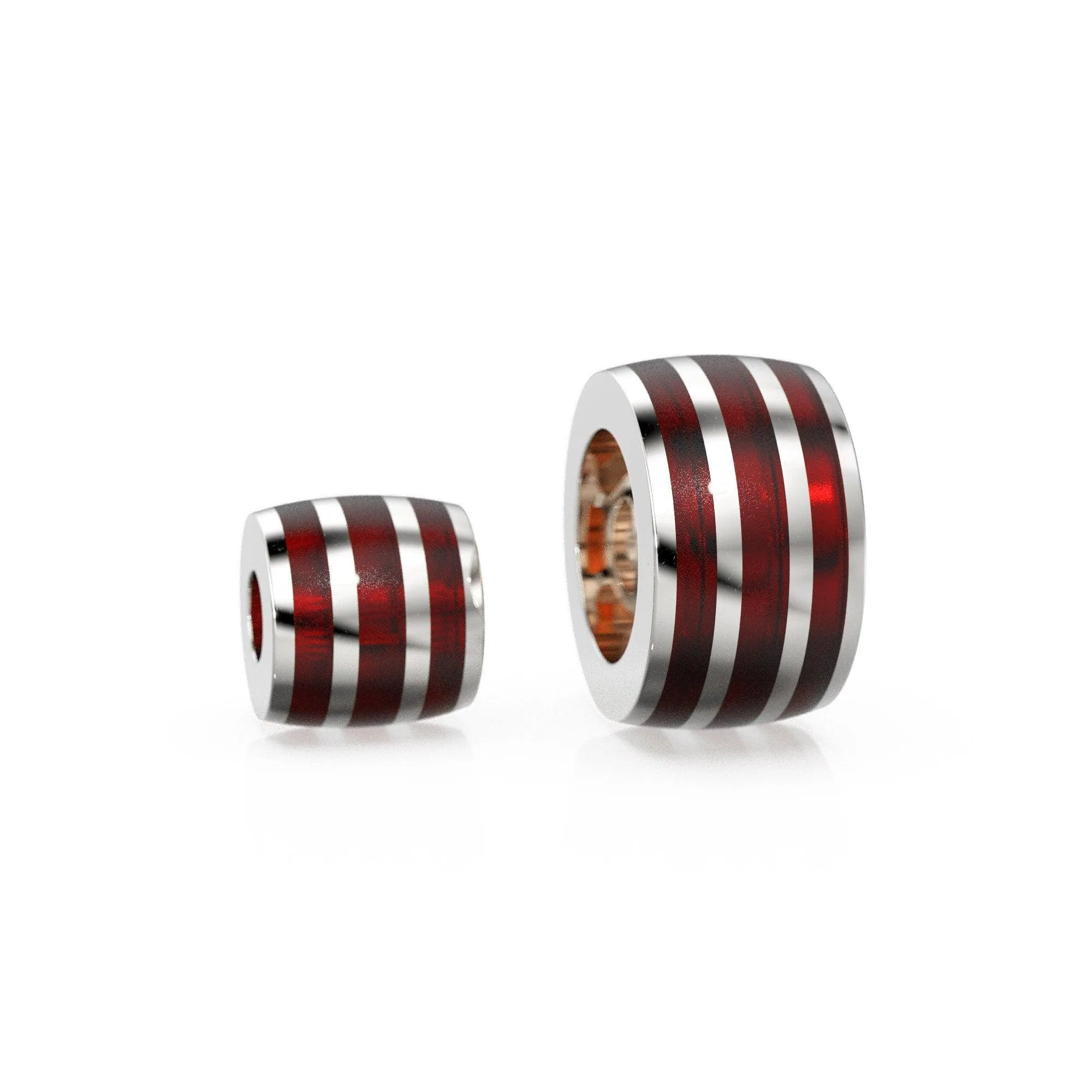 Enamel Solid Gold Round Wheel Beads / Handmade Real Gold Tyre Gold Spacer / Black Enamel Rondelle Beads / Jewelry Making Essential Finding