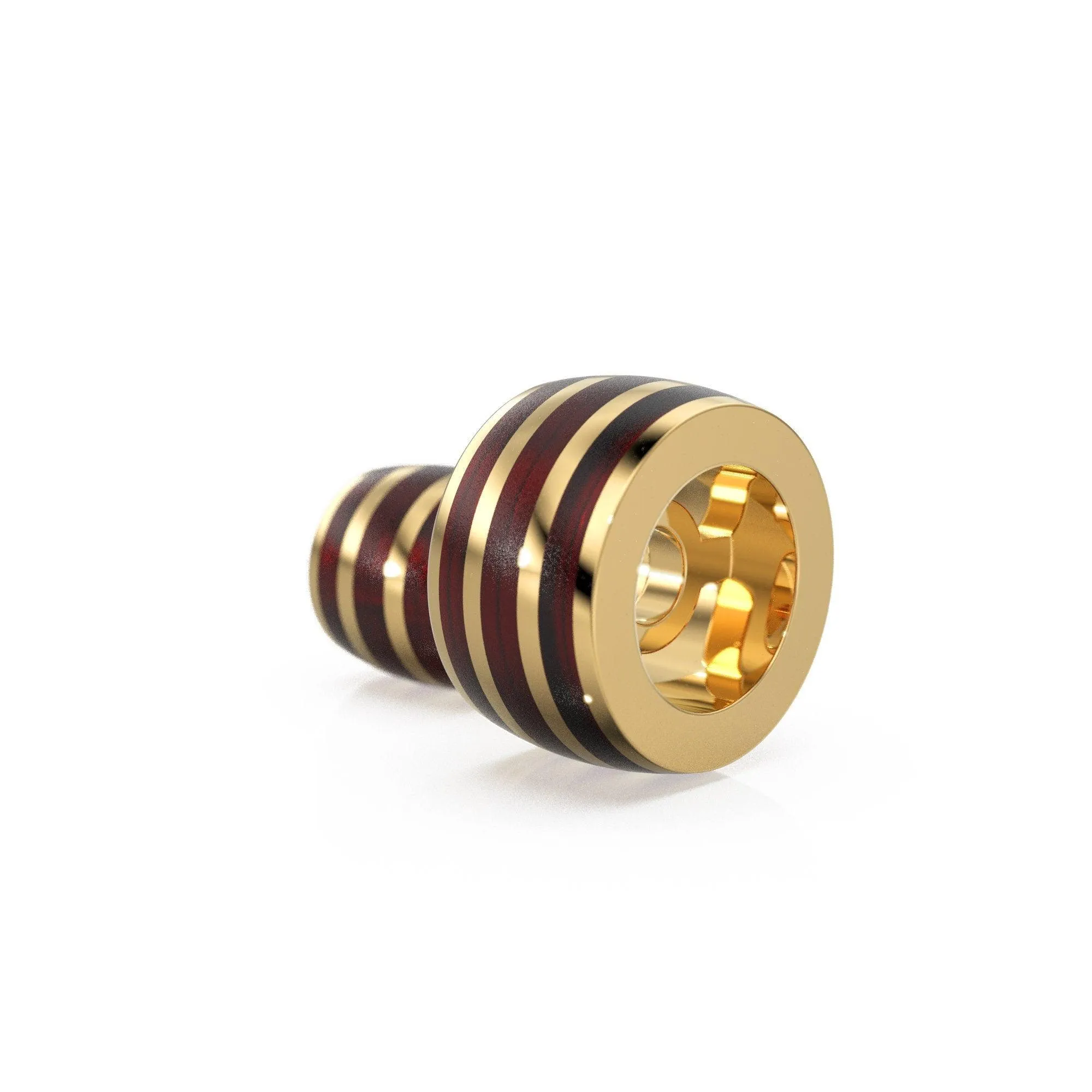 Enamel Solid Gold Round Wheel Beads / Handmade Real Gold Tyre Gold Spacer / Black Enamel Rondelle Beads / Jewelry Making Essential Finding