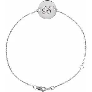 Engravable Disc Bracelet BRC898