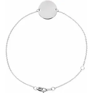 Engravable Disc Bracelet BRC898