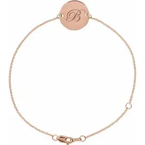 Engravable Disc Bracelet BRC898