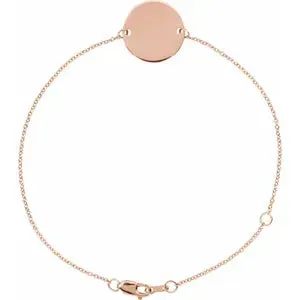 Engravable Disc Bracelet BRC898