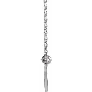 Engravable Double Heart 17" Necklace 86386
