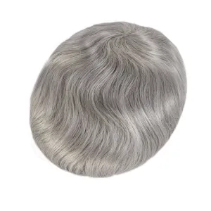 European Hair Thin Skin V-loop Color #380 Men Hair Pieces