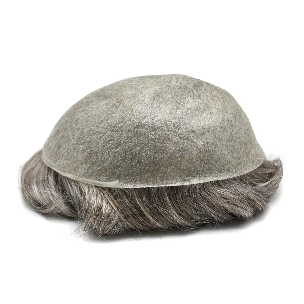 European Hair Thin Skin V-loop Color #380 Men Hair Pieces