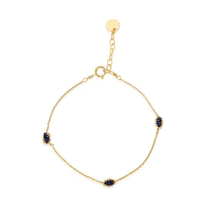 Evil Eye Lapis Bracelet
