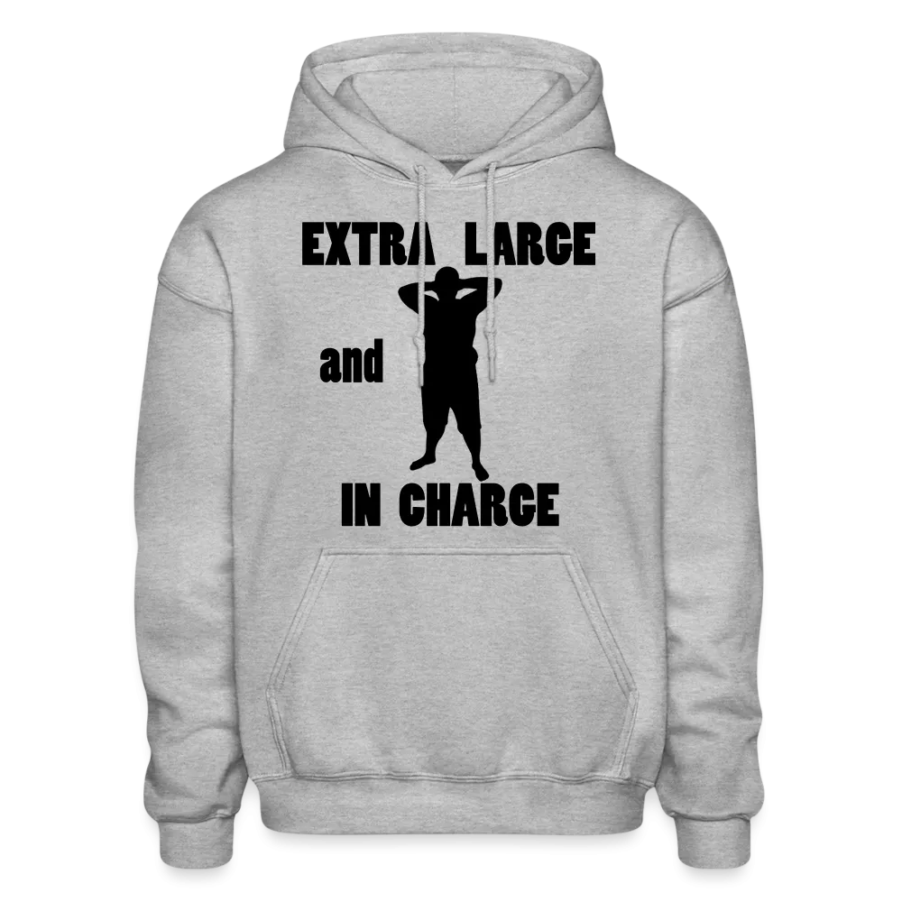 Extra Large and In Charge Hoodie Black Image
