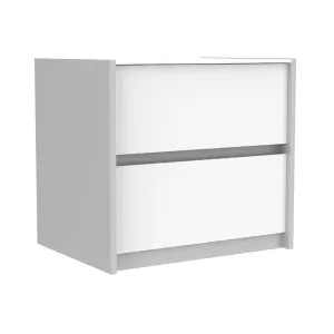 Farona night table for bedroom decoration, grey & white
