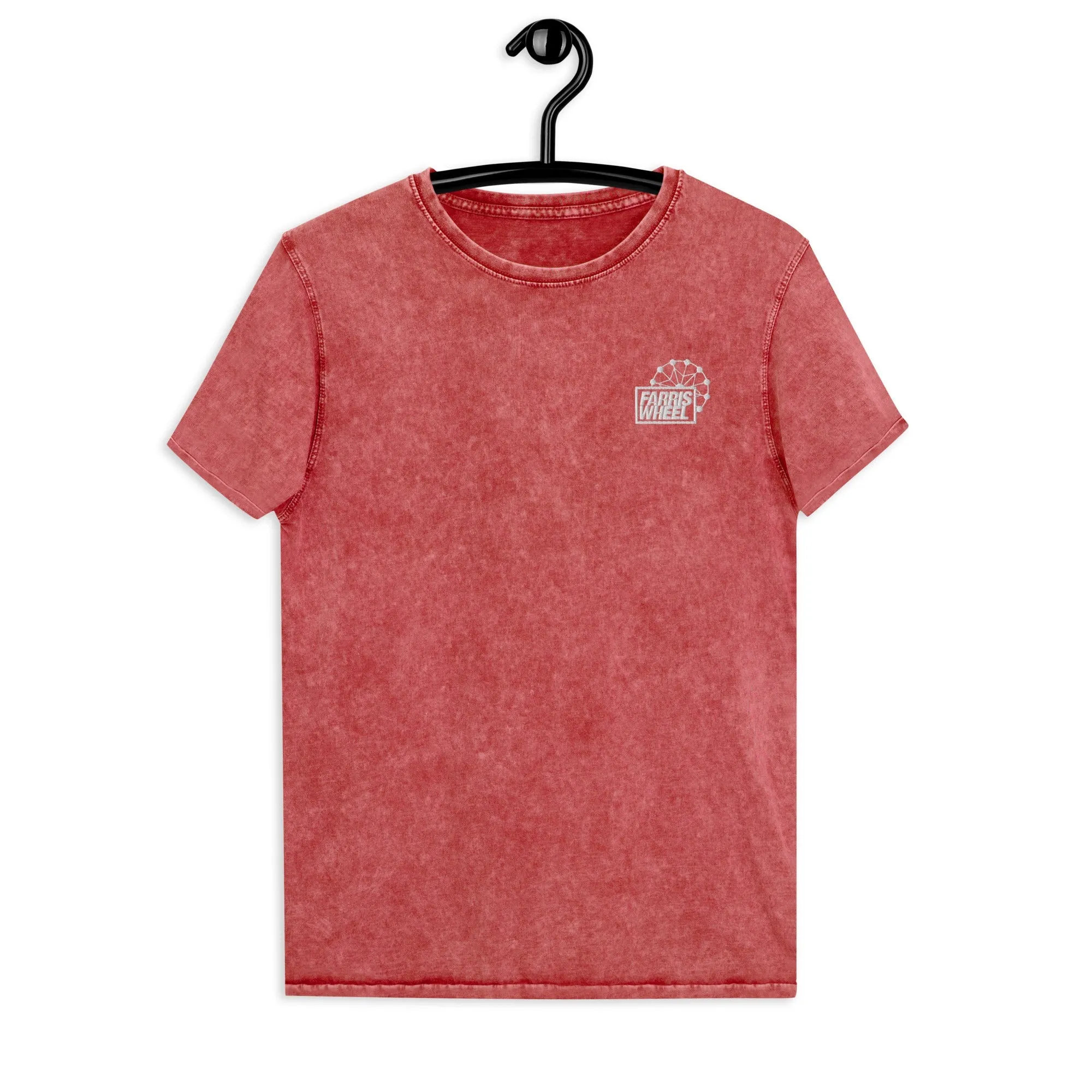Farris Wheel Unisex Acid Wash Denim T-Shirt