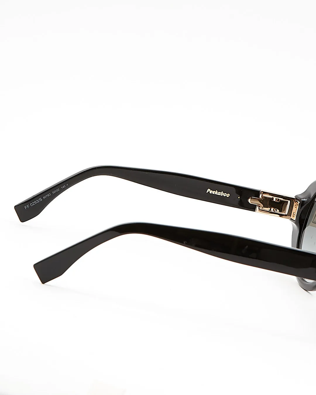 Fendi Black Rounded FF0293 Peekaboo Sunglasses