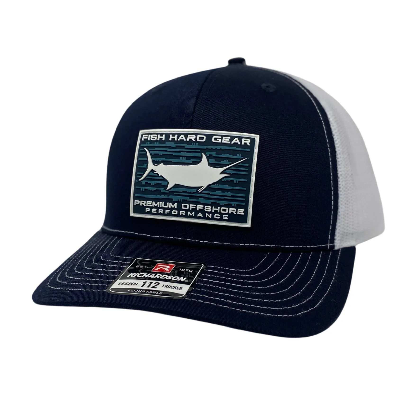 Fish Hard Gear Structured Trucker Hat - Limited Edition Rubber Patch