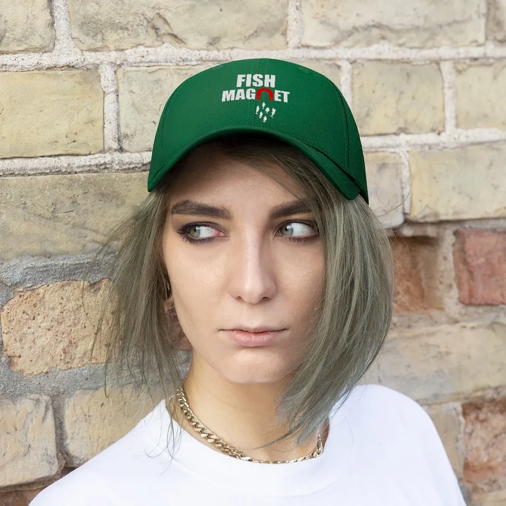Fish Magnet Low profile Unisex Twill Hat