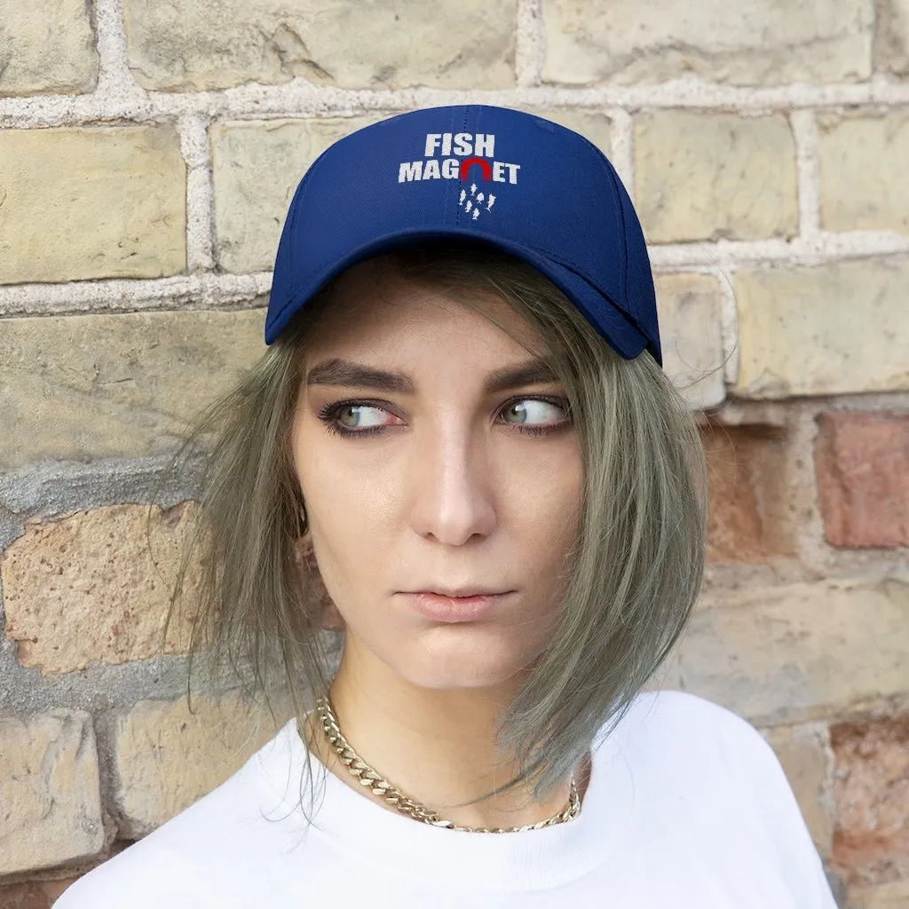 Fish Magnet Low profile Unisex Twill Hat