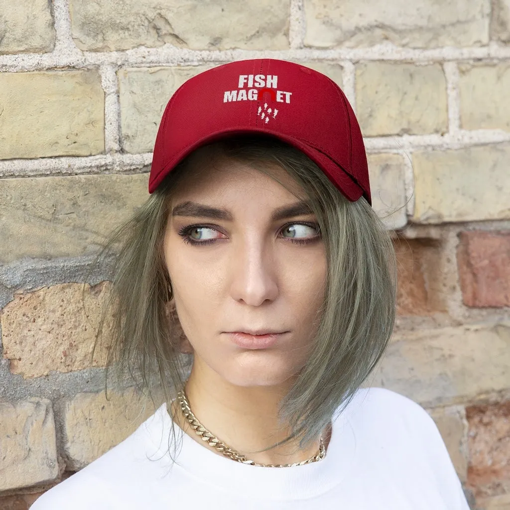 Fish Magnet Low profile Unisex Twill Hat