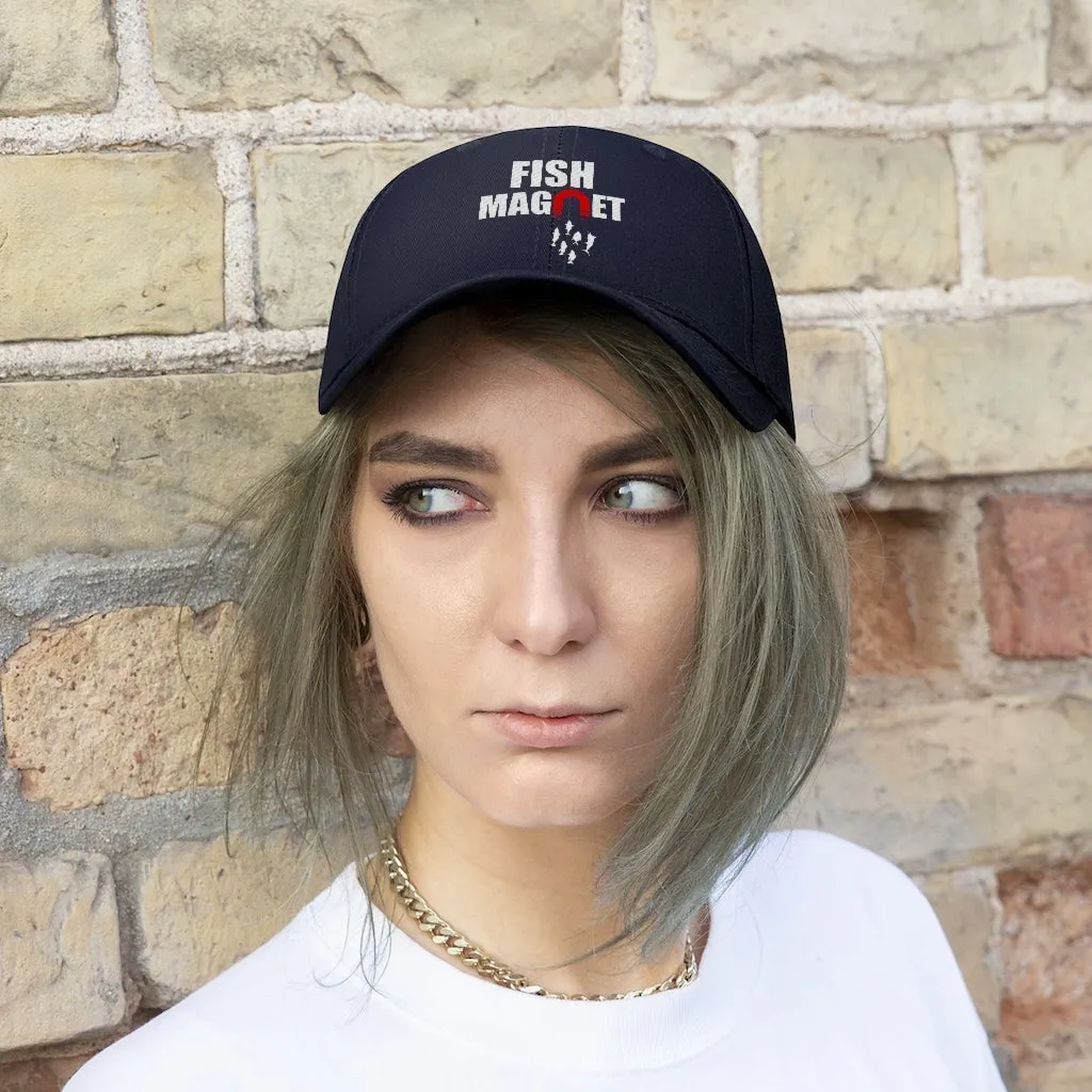 Fish Magnet Low profile Unisex Twill Hat