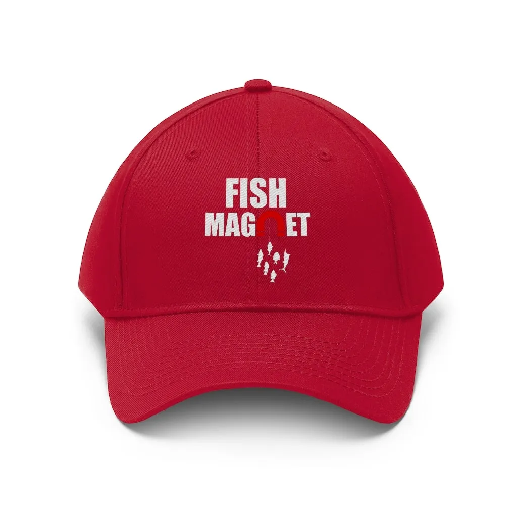 Fish Magnet Low profile Unisex Twill Hat