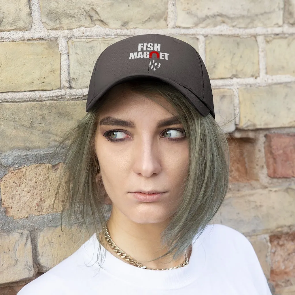 Fish Magnet Low profile Unisex Twill Hat